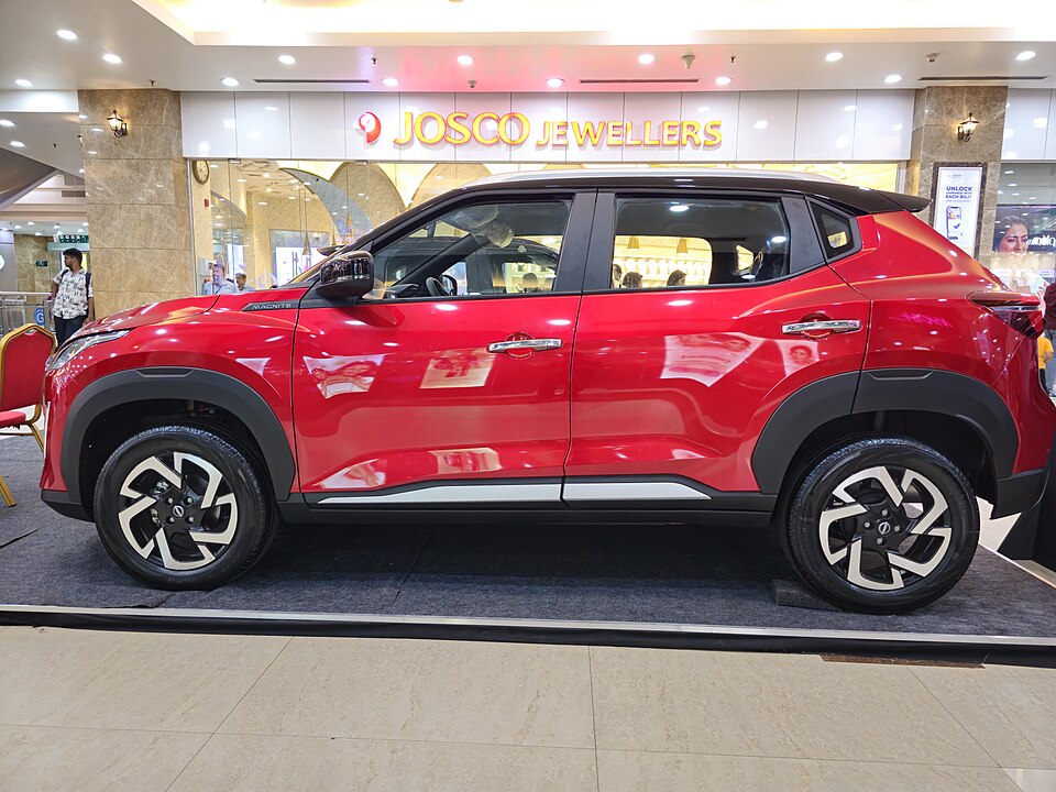 Red Nissan Magnite